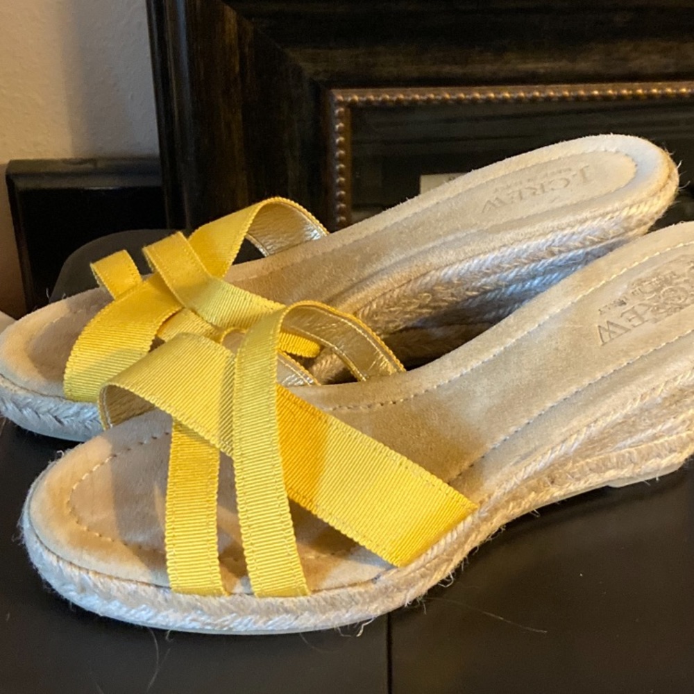 J. Crew Yellow Wedges